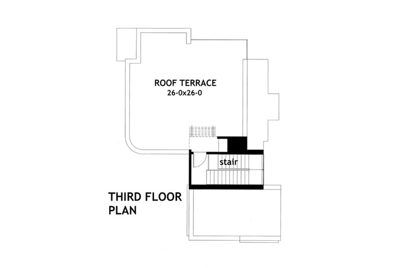 Dream House Plan - Floor Plan - Other Floor for Modern House Plan #120-169 - 3 bed, 3.5 bath