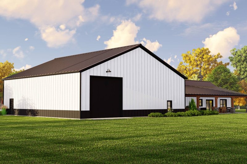 Home Plan - Exterior - Rear Elevation for Country House Plan #1064-161 - 3 bed, 2 bath