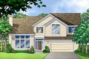 Traditional Exterior - Front Elevation Plan #67-657