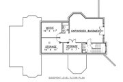 European Style House Plan - 6 Beds 6.5 Baths 3798 Sq/Ft Plan #117-537 