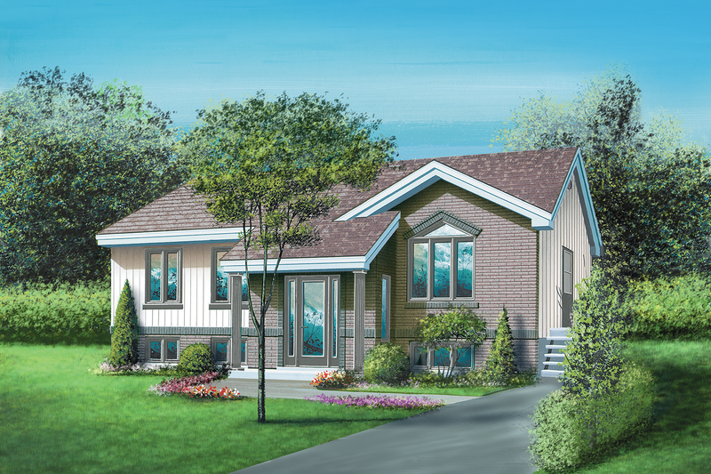 Home Plan - Exterior - Front Elevation Plan #25-1036