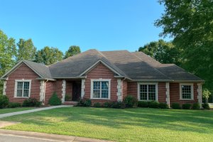 European Exterior - Front Elevation Plan #17-1035