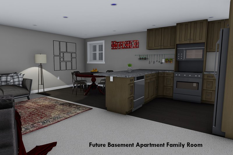 Dream House Plan - Future Finished Basement Apartment 