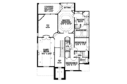 European Style House Plan - 4 Beds 3.5 Baths 3539 Sq/Ft Plan #141-351 