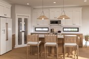 European Style House Plan - 3 Beds 2 Baths 1913 Sq/Ft Plan #455-426 