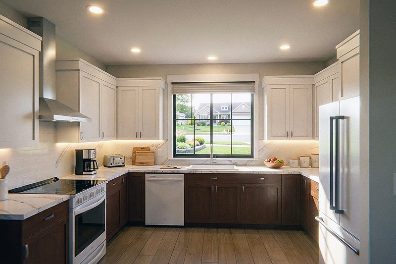 House Blueprint - Interior - Kitchen for Farmhouse House Plan #1099-14 - 3 bed, 2 bath