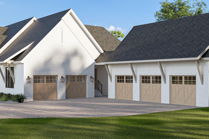 House Blueprint - Exterior - Other Elevation 3 for Cottage House Plan #455-774 - 3 bed, 2.5 bath
