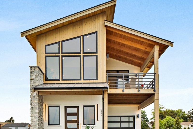 Architectural House Design - Contemporary Exterior - Front Elevation Plan #1070-225