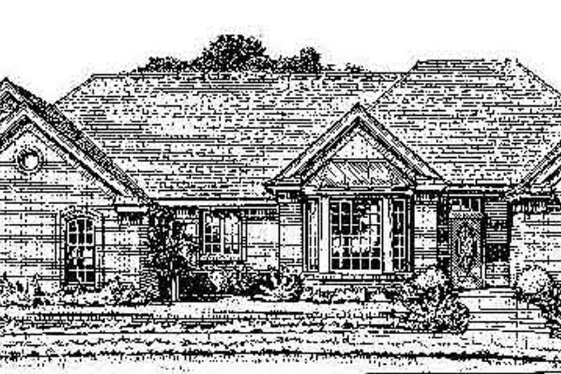 Colonial Style House Plan - 4 Beds 3 Baths 2900 Sq/Ft Plan #310-712