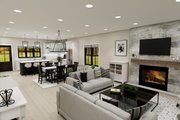 Bungalow Style House Plan - 3 Beds 2 Baths 1568 Sq/Ft Plan #51-1399 