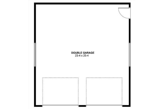 Floor Plan - Main Floor for Traditional House Plan #126-169, 0 bath