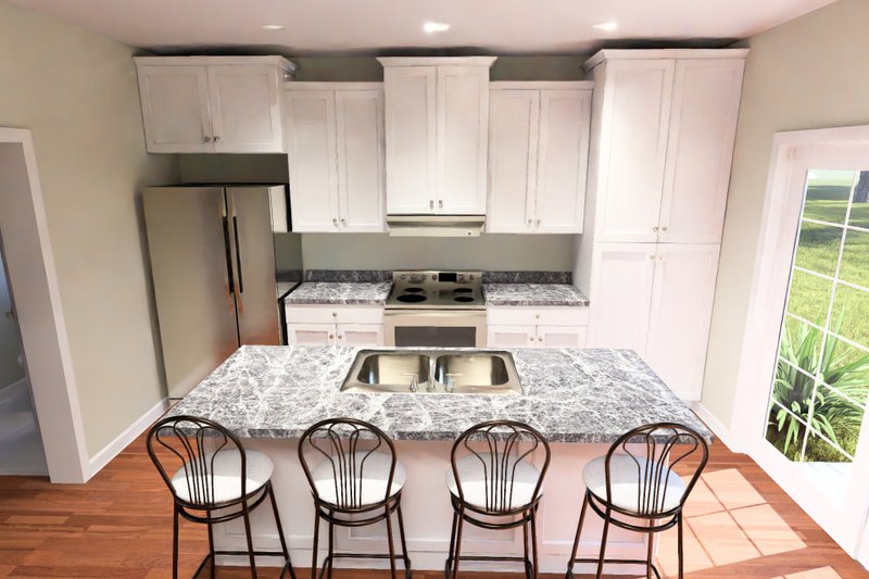 Architectural House Design - Interior - Kitchen 2 for Traditional House Plan #513-2464 - 3 bed, 2.5 bath
