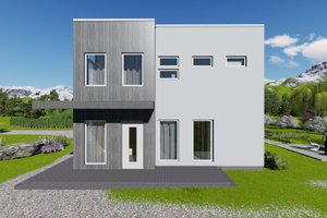 Photo 4 for Modern House Plan #549-13 - 3 bed, 1 bath