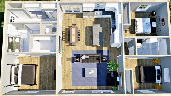 House Plan Design - Cottage Floor Plan - Other Floor Plan #44-246