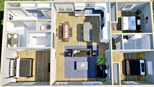 Architectural House Design - Cottage Floor Plan - Other Floor Plan #44-246