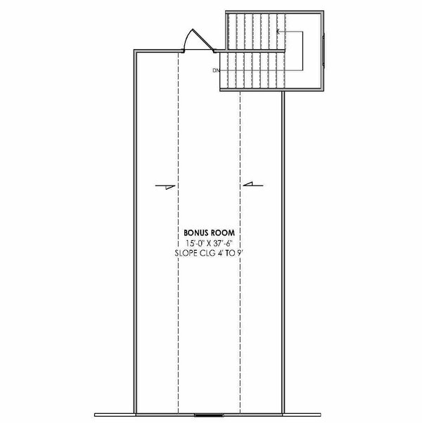 European Floor Plan - Upper Floor Plan #1096-145