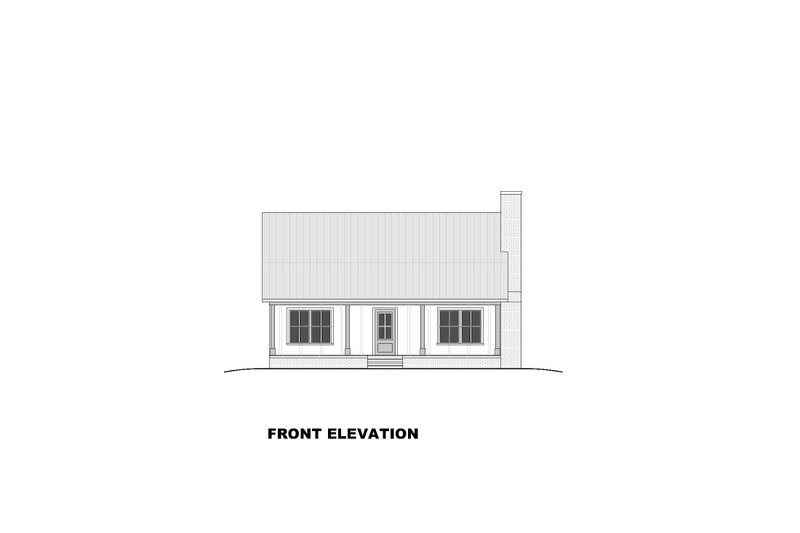 House Plan Design - Exterior - Front Elevation 5 for Cottage House Plan #1117-11 - 2 bed, 2.5 bath