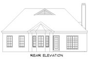 Traditional Style House Plan - 3 Beds 2 Baths 1448 Sq/Ft Plan #424-164 