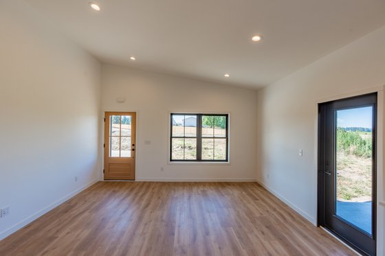 Interior - Family Room for Barndominium House Plan #1070-121 - 1 bed, 1 bath