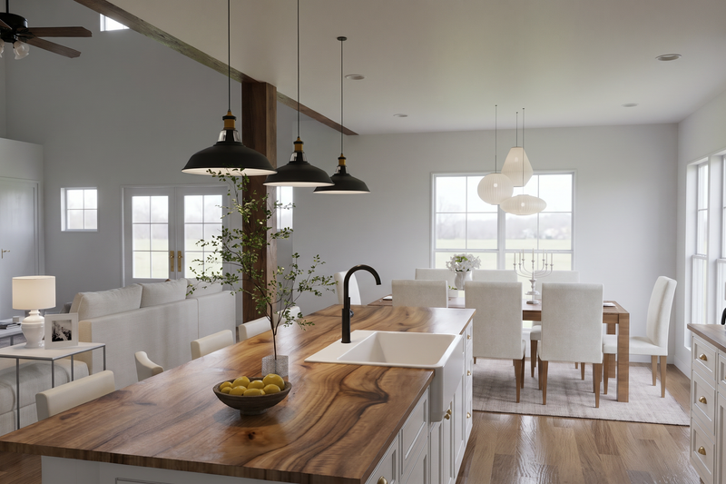 House Plan Design - Interior - Kitchen 1 for Farmhouse House Plan #923-506 - 3 bed, 3.5 bath