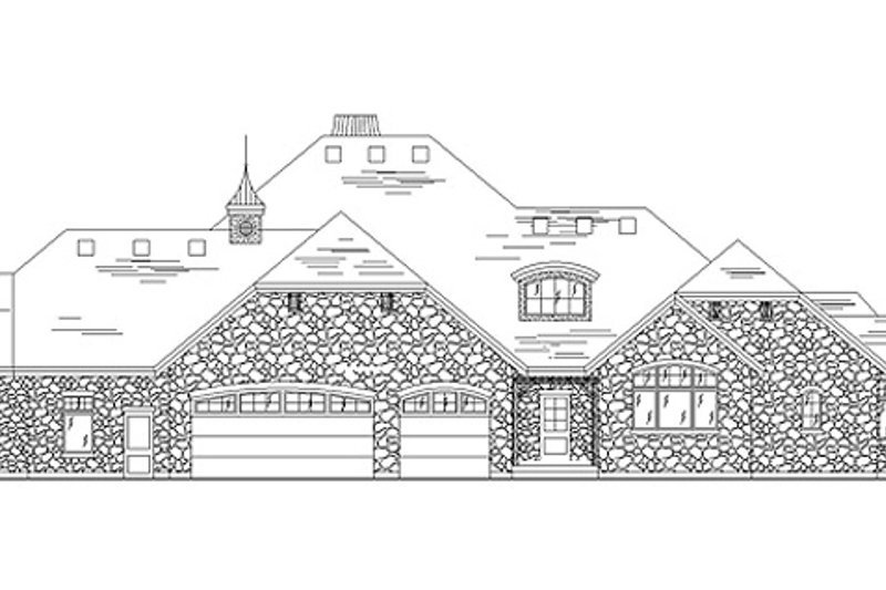 House Design - Exterior - Rear Elevation for Traditional House Plan #5-335 - 4 bed, 4.5 bath
