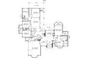 Mediterranean Style House Plan - 5 Beds 5.5 Baths 4939 Sq/Ft Plan #135-136 