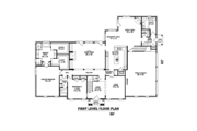 Colonial Style House Plan - 4 Beds 4 Baths 4574 Sq/Ft Plan #81-1652 