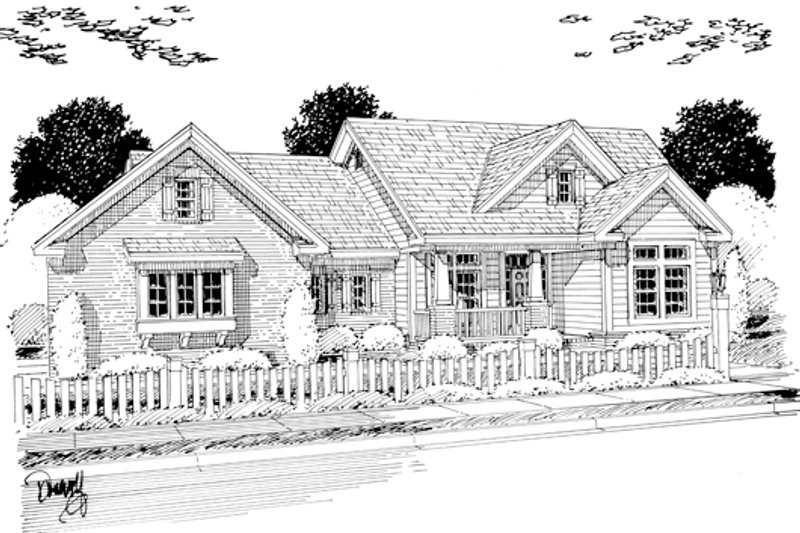 Dream House Plan - Exterior - Other Elevation for Cottage House Plan #513-2048 - 4 bed, 2 bath