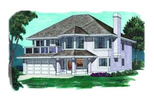 Traditional Exterior - Front Elevation Plan #47-585