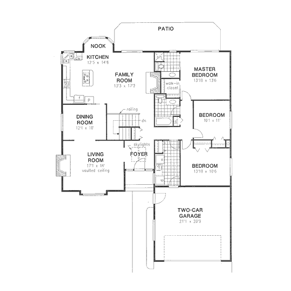 Home Plan - European Floor Plan - Main Floor Plan #18-8952