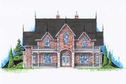 Victorian Style House Plan - 5 Beds 5.5 Baths 4811 Sq/Ft Plan #5-441 