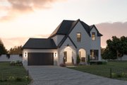 Cottage Style House Plan - 3 Beds 2.5 Baths 1672 Sq/Ft Plan #455-649 Exterior 