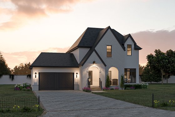 Exterior - Other Elevation for Cottage House Plan #455-649 - 3 bed, 2.5 bath