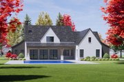 Tudor Style House Plan - 4 Beds 4.5 Baths 3608 Sq/Ft Plan #1096-41 