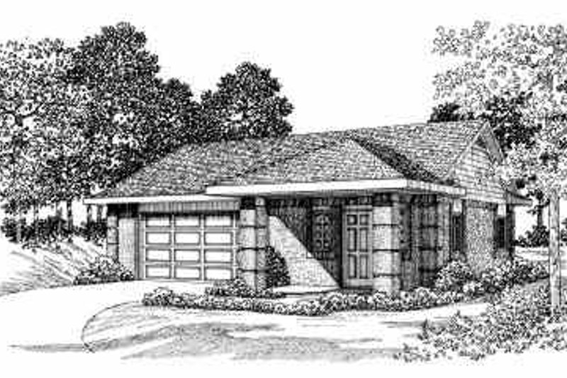 Dream House Plan - Exterior - Front Elevation Plan #72-263