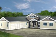 Bungalow Style House Plan - 3 Beds 2.5 Baths 2400 Sq/Ft Plan #117-574 