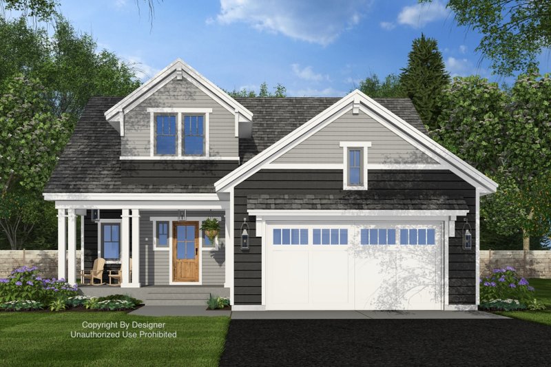 Home Plan - Exterior - Front Elevation 4 for Bungalow House Plan #51-1408 - 3 bed, 2.5 bath