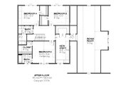 European Style House Plan - 4 Beds 3.5 Baths 3051 Sq/Ft Plan #901-34 