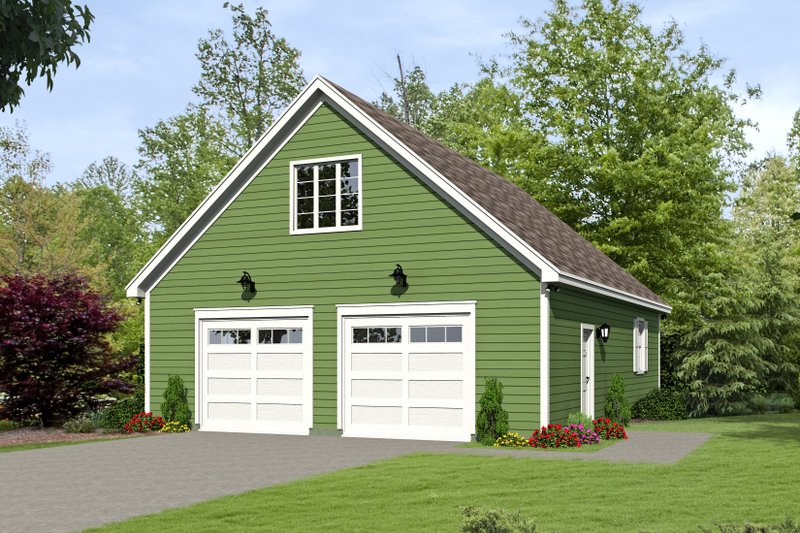 House Blueprint - Country Exterior - Front Elevation Plan #932-132