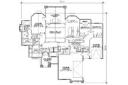 European Style House Plan - 6 Beds 4 Baths 2597 Sq/Ft Plan #5-305 