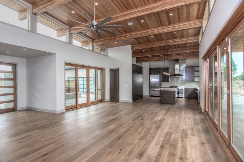 House Blueprint - Interior - Family Room 1 for Modern House Plan #892-48 - 3 bed, 3.5 bath