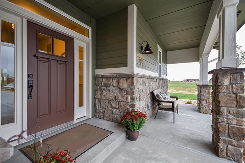 Architectural House Design - Exterior - Covered Porch for Craftsman House Plan #1069-11 - 4 bed, 3.5 bath