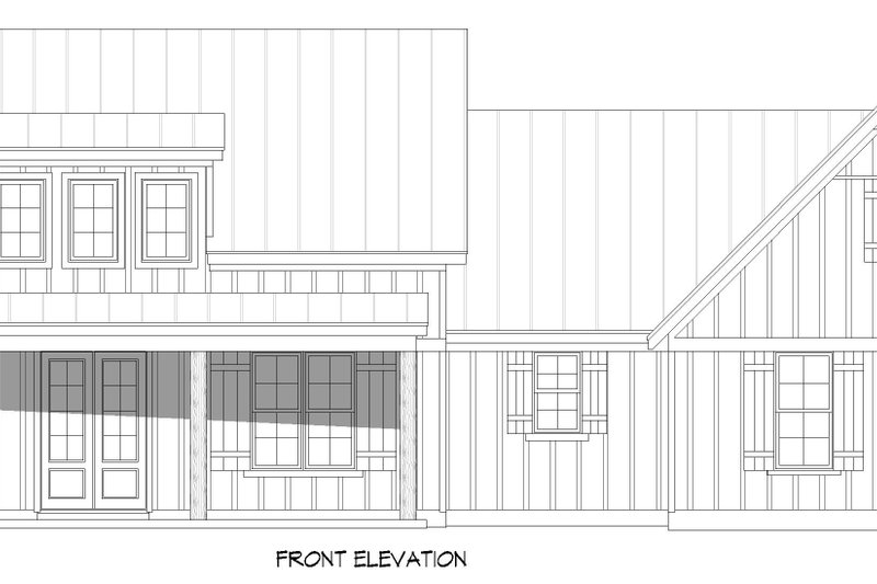 Dream House Plan - Exterior - Front Elevation 3 for Farmhouse House Plan #932-1206 - 3 bed, 3 bath