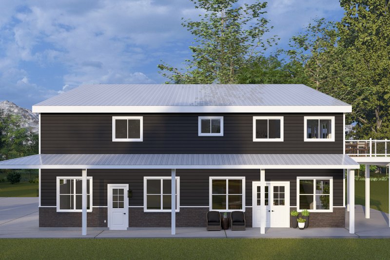 Home Plan - Exterior - Other Elevation 1 for Modern House Plan #1060-502 - 3 bed, 3.5 bath