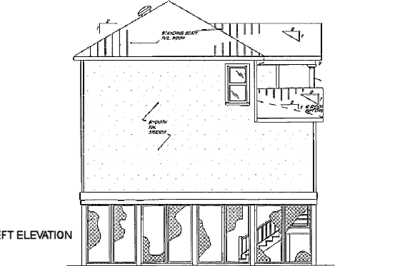 Exterior - Other Elevation for Beach House Plan #37-150 - 3 bed, 3 bath