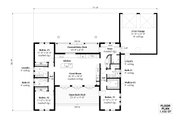 Farmhouse Style House Plan - 3 Beds 2 Baths 1430 Sq/Ft Plan #933-18 Floor 