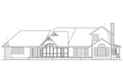 Traditional Style House Plan - 3 Beds 2.5 Baths 2625 Sq/Ft Plan #124-160 Exterior 