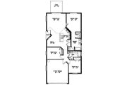 Traditional Style House Plan - 3 Beds 2 Baths 1309 Sq/Ft Plan #417-114 