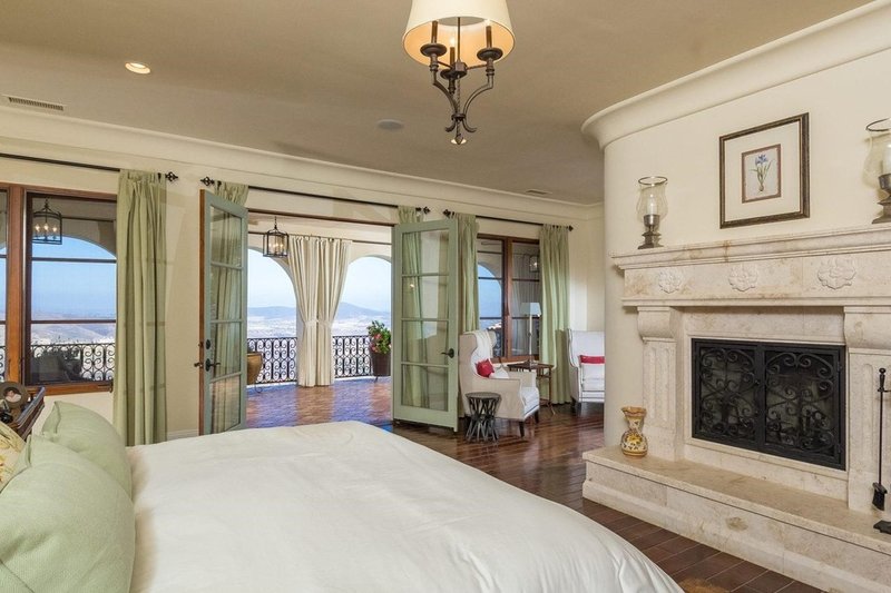 Architectural House Design - Interior - Master Bedroom for Mediterranean House Plan #484-8 - 4 bed, 5 bath