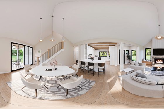 Exterior - Front Elevation 12 for Farmhouse House Plan #1089-24 - 3 bed, 2.5 bath